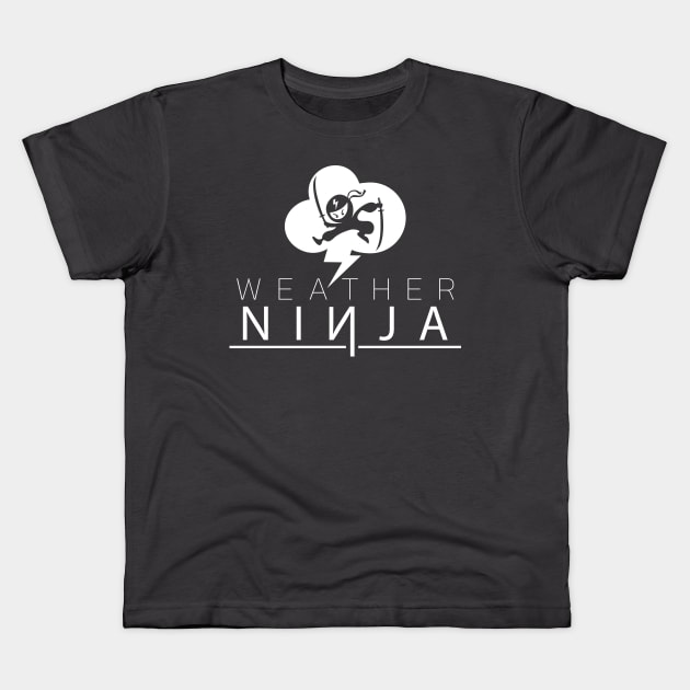 Weather ninja shirt Kids T-Shirt by ARMU66